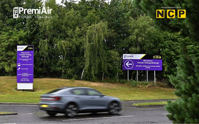 PremiAir Parking Edinburgh Entrance to PremiAir