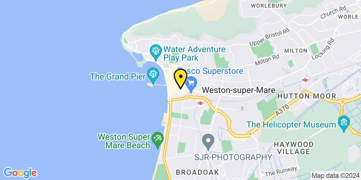 Map of Weston-Super-Mare High Street
