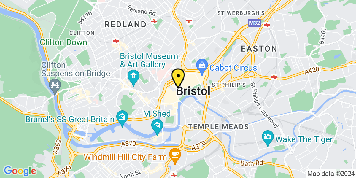 Map of Bristol Nelson Street MSCP