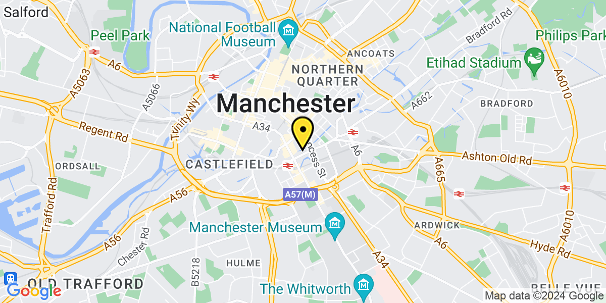 Map of Manchester Palace