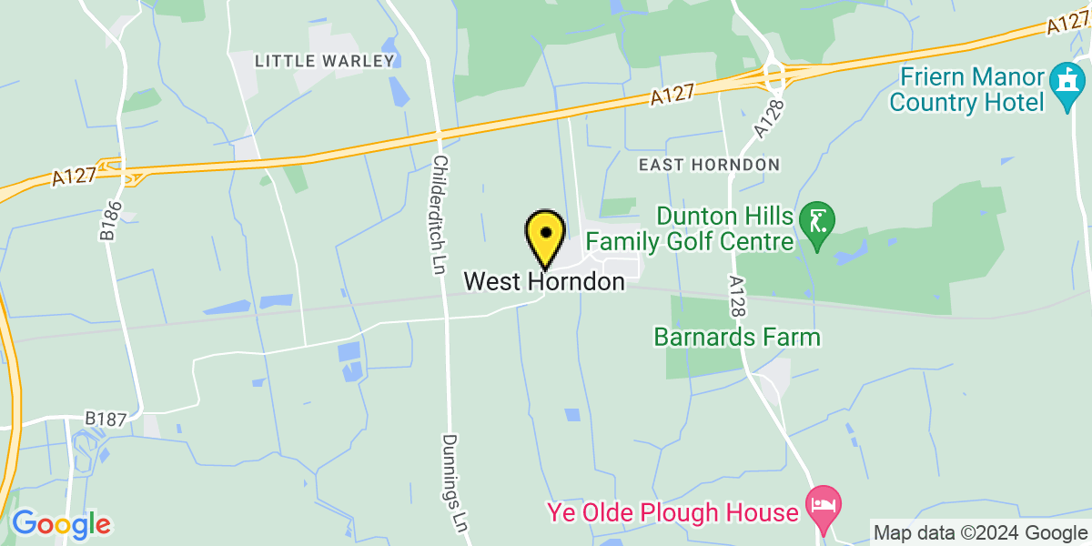 Map of West Horndon Station (C2C)