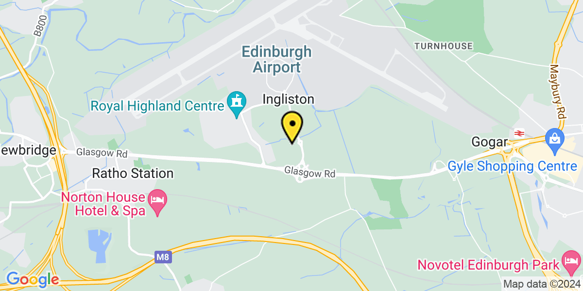 Map of NCP Edinburgh Scotpark