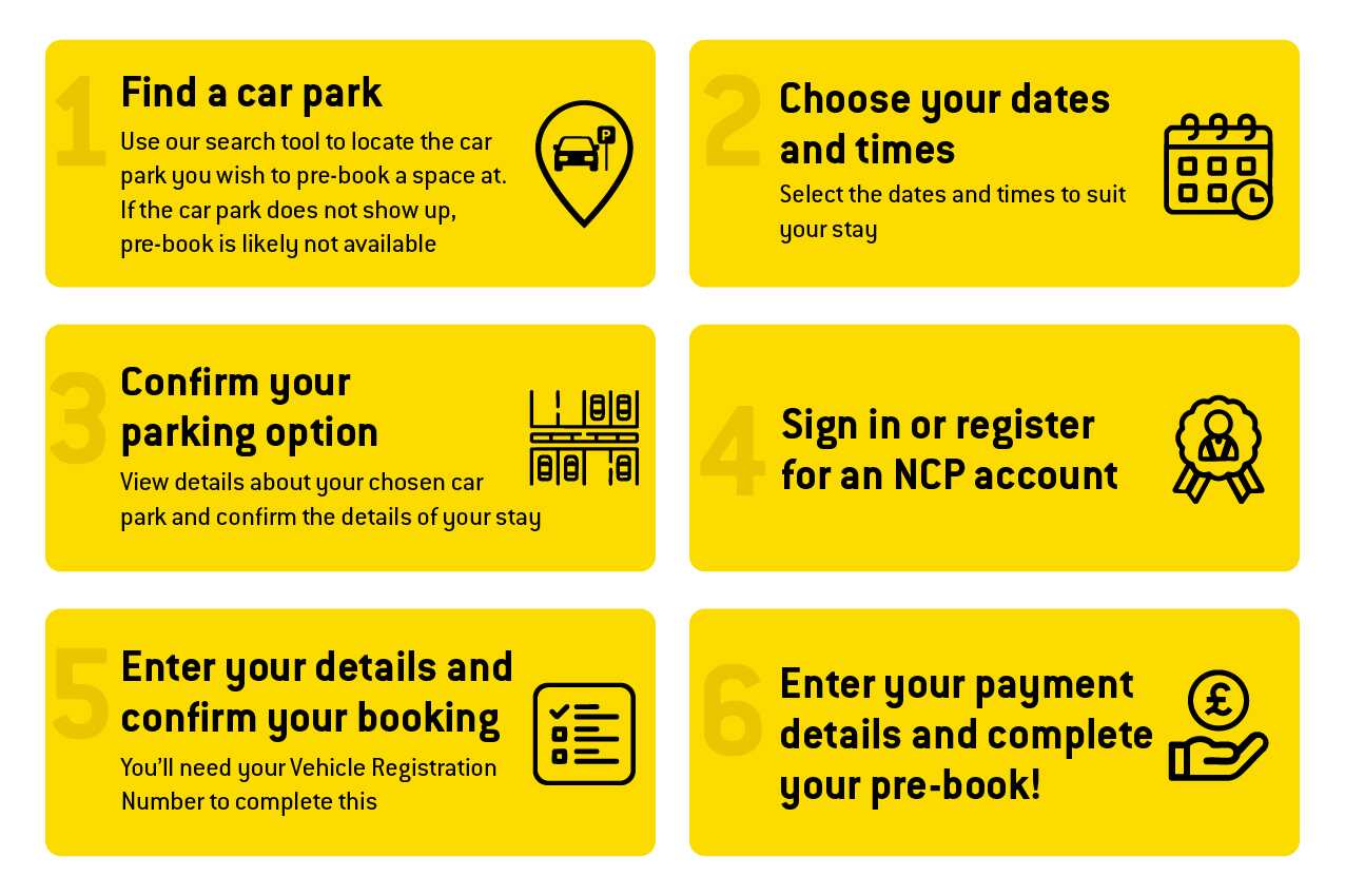 How to pre-book parking