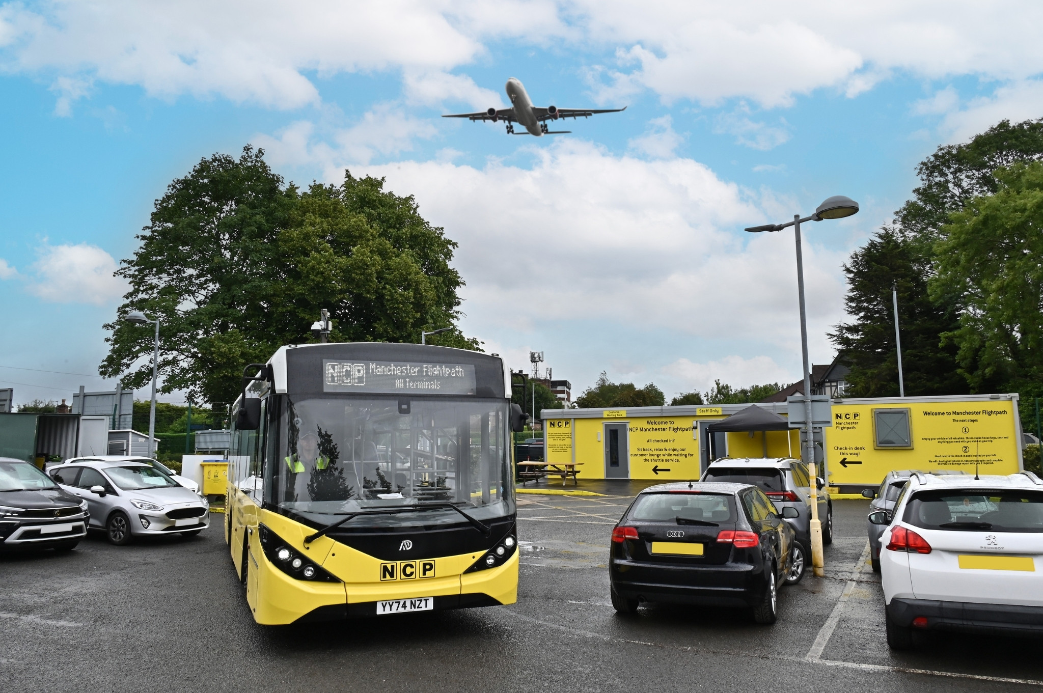 Manchester Flightpath - Opening Shot July 2025 New Wrapped Bus & Cabin