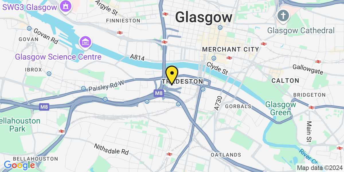 Map of Glasgow Wallace Street