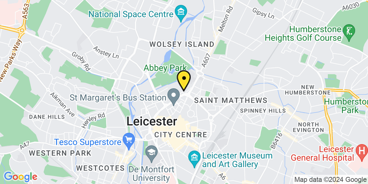 Map of Leicester Navigation Street 2