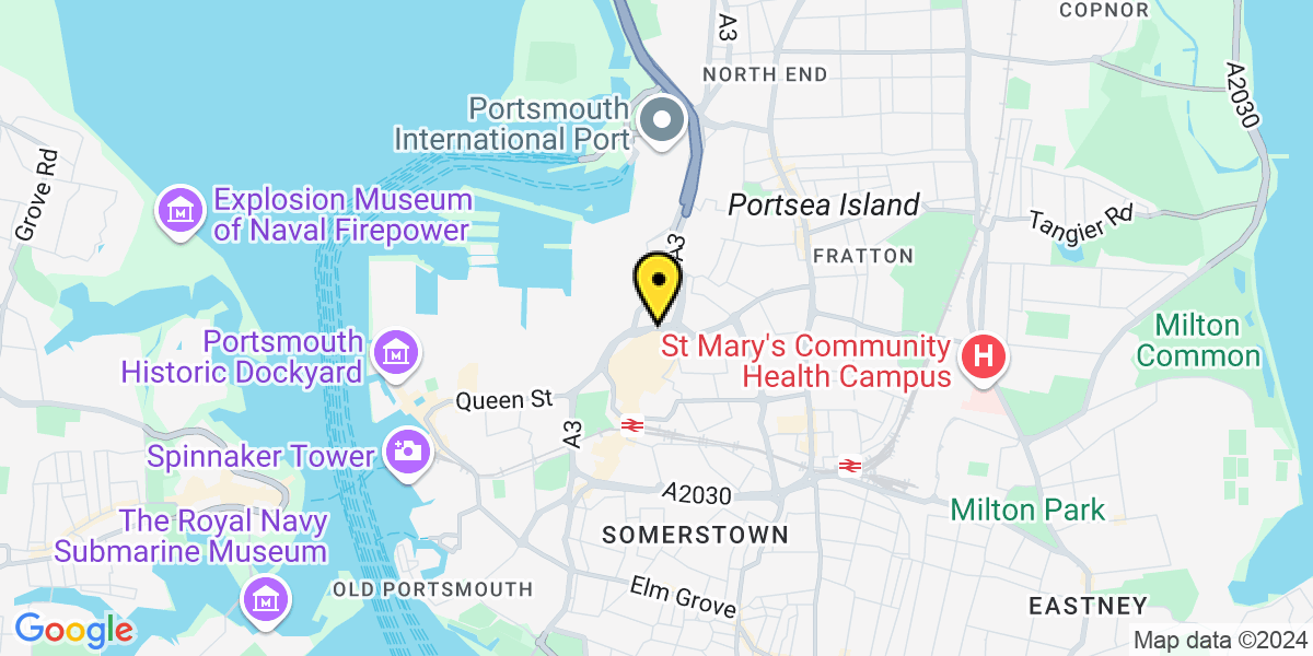 Map of Portsmouth Market Way