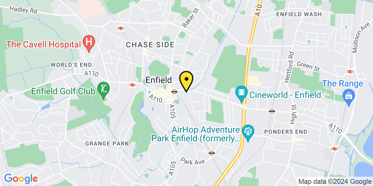 Map of Enfield Eaton Road 2