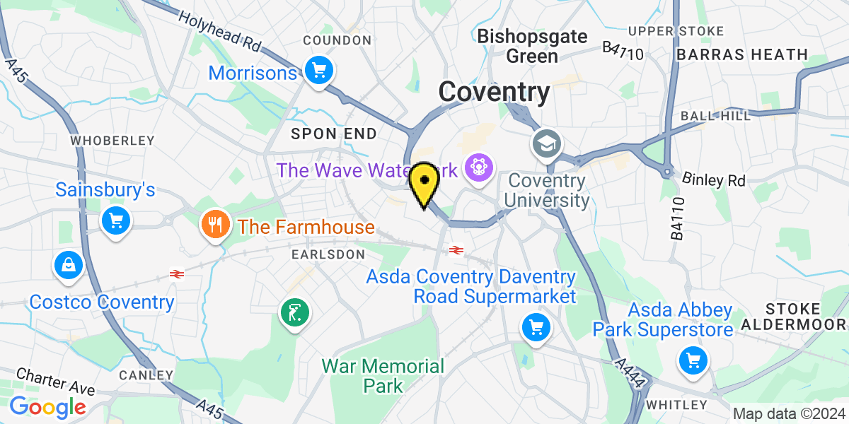 Map of Coventry Westminster Road