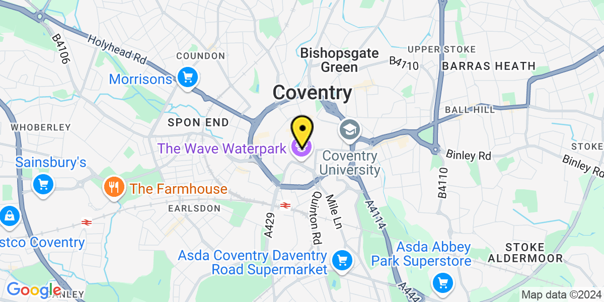 Map of Coventry Greyfriars Lane 1