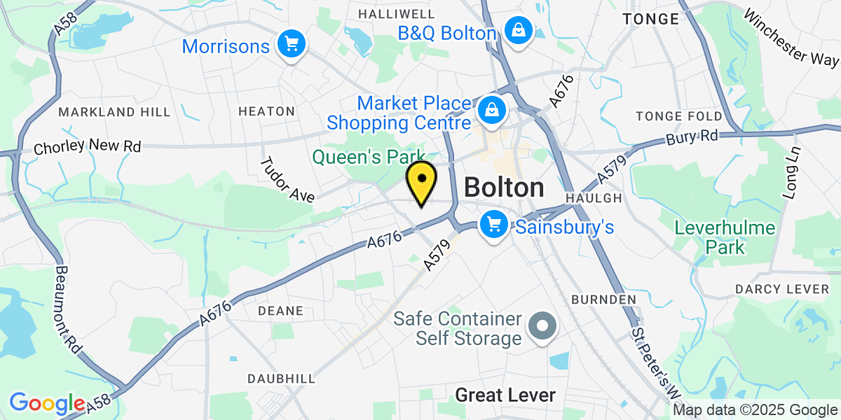 Map of Bolton Deane Road