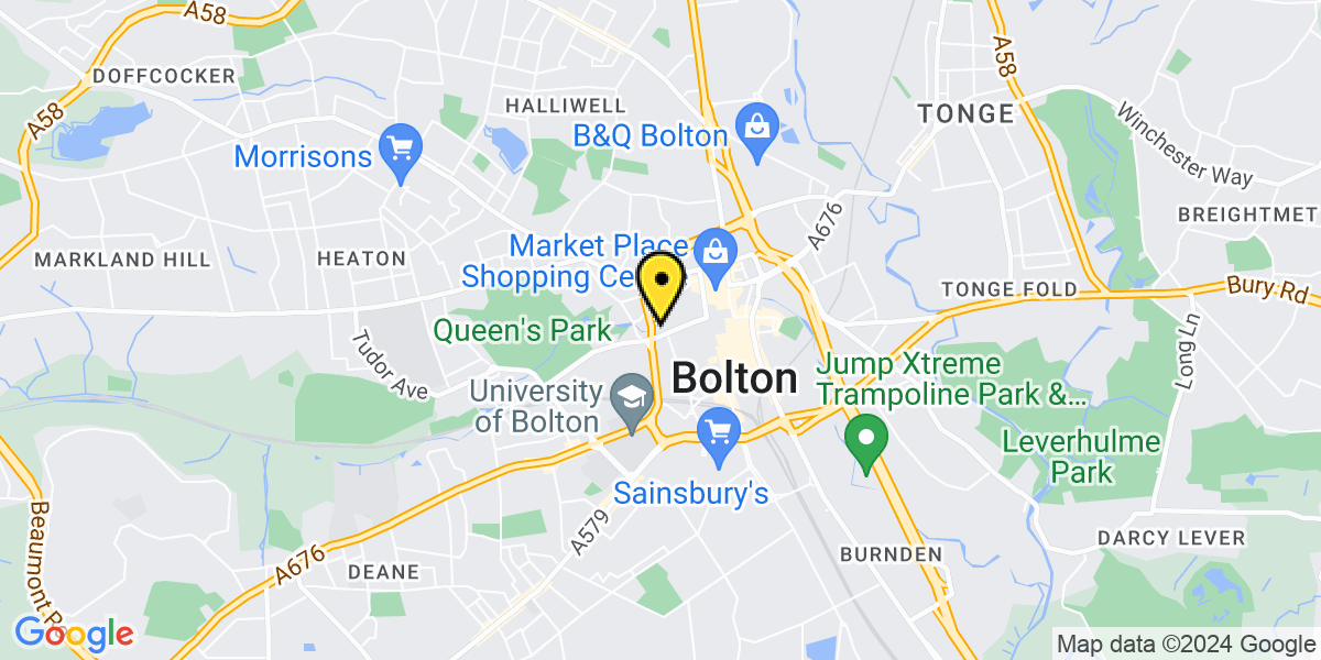 Map of Bolton St Edmund Street