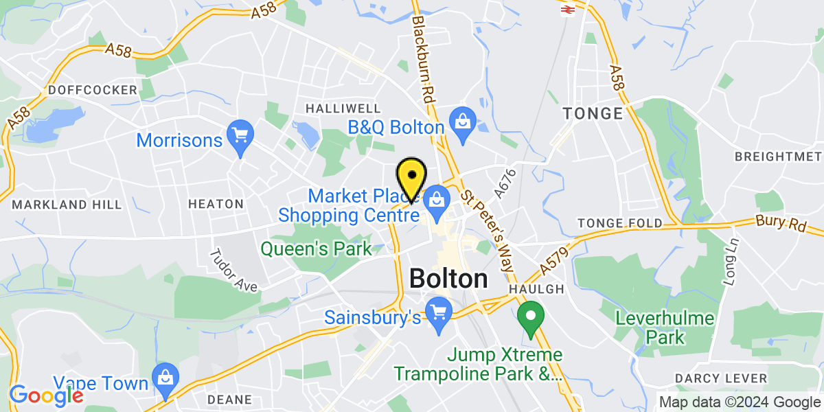 Map of Bolton Topp Way (Duke St)