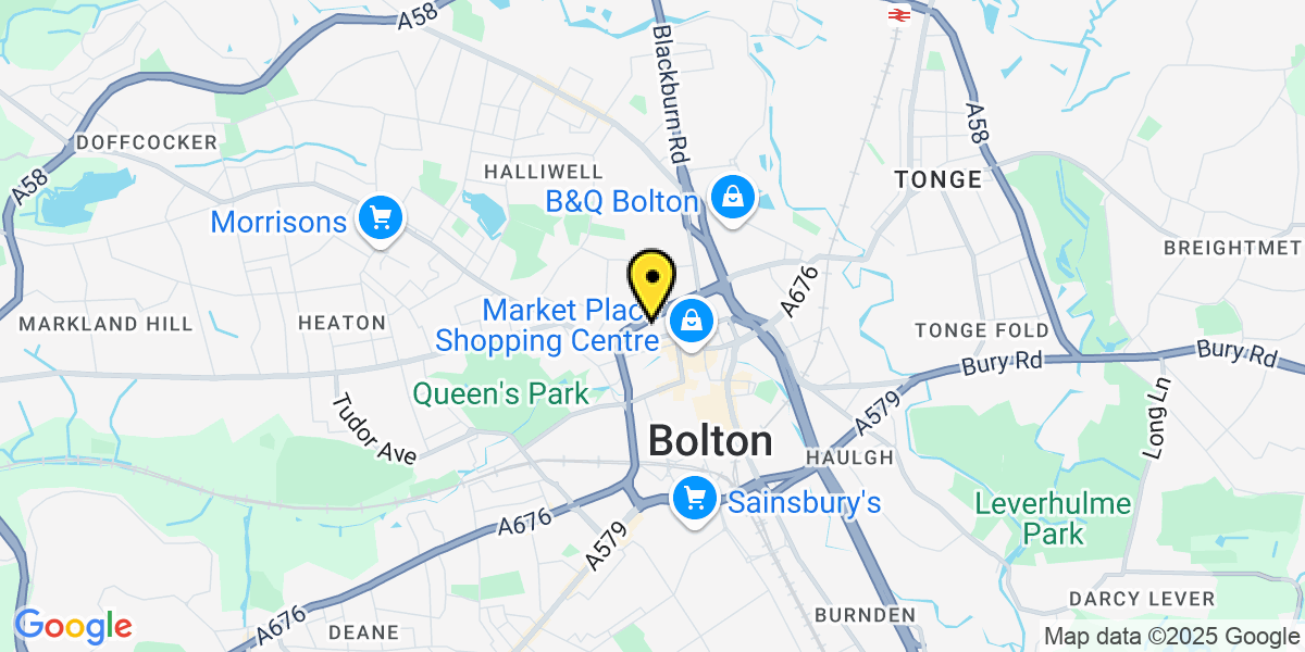 Map of Bolton Topp Way (Duke St)